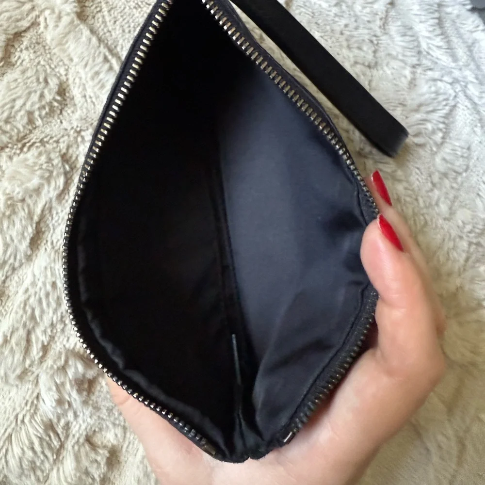 Chanel Travel Line Nylon Wristlet O pouch Black - Picture 3 of 10